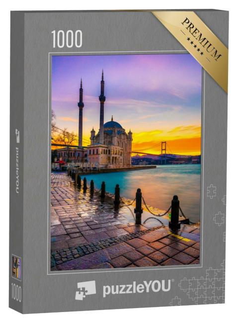 Puzzle 1000 Teile „Sonnenaufgang an der Bosporus-Brücke“