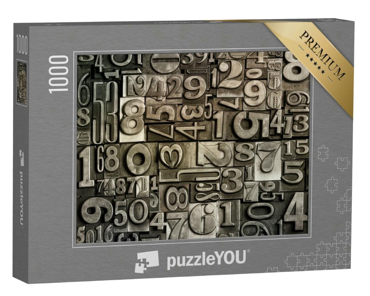 Puzzle 1000 Teile „Alter Schriftsatz“