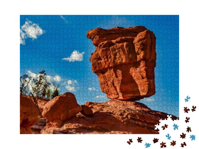 Puzzle 1000 Teile „Balancierender Feen im Garten der Götter, Colorado, USA“