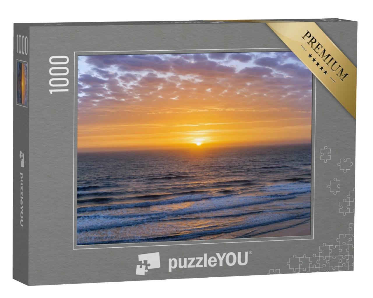 Puzzle 1000 Teile „Sonnenaufgang über dem Atlantischen Ozean, Florida, USA“