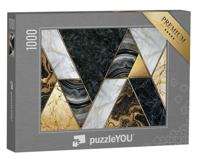 Puzzle 1000 Teile „Abstraktes Marmor-Mosaik“