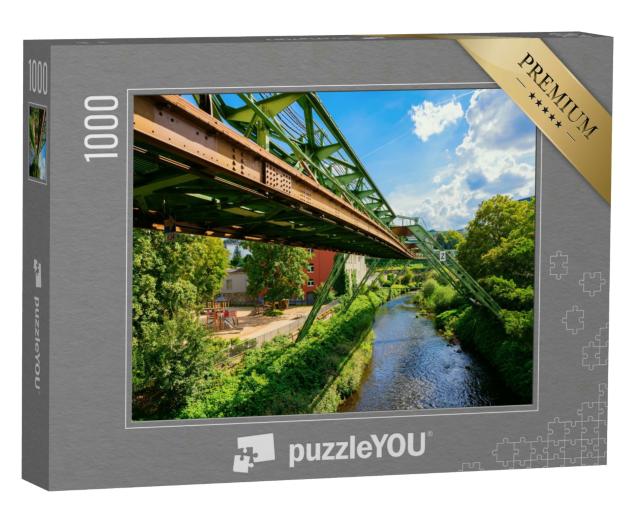 Puzzle 1000 Teile „Schwebebahn in Wuppertal, Deutschland“