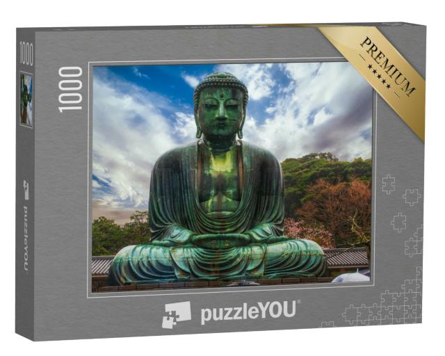 Puzzle 1000 Teile „Großer Buddha von Kamakura: Kamakura Daibutsu in Japan“