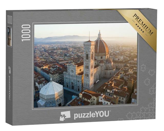 Puzzle 1000 Teile „Der Dom von Florenz mitten in der Altstadt“