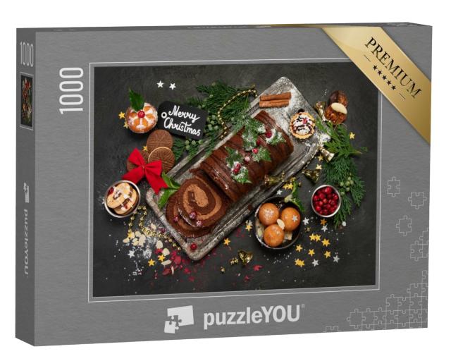Puzzle 1000 Teile „Schokolade in der Weihnachtszeit“