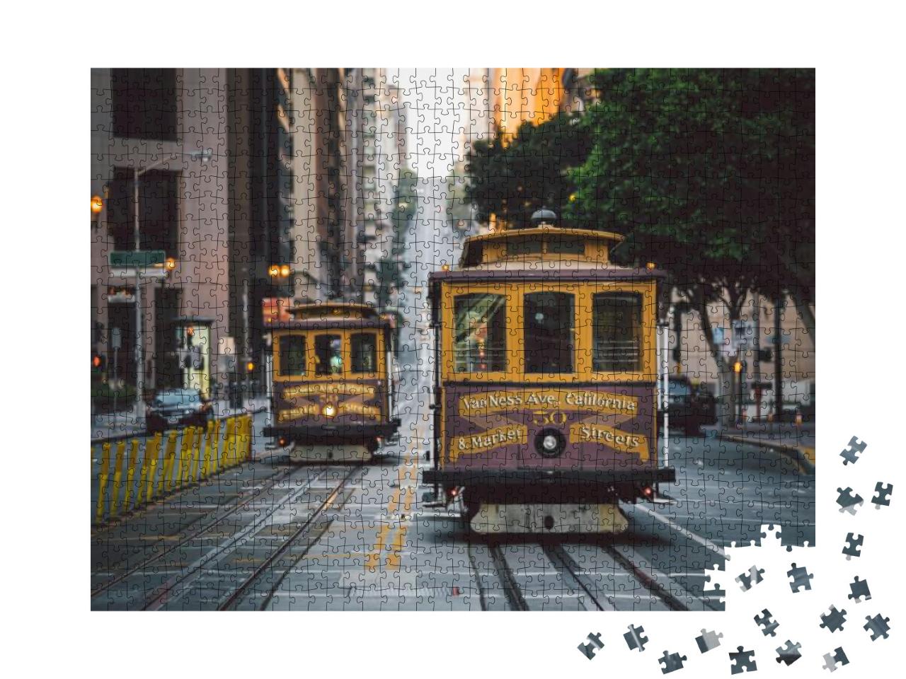 Puzzle 1000 Teile „San Francisco Cable Cars“