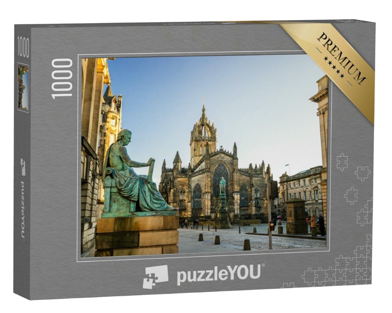 Puzzle 1000 Teile „Historische Royal Mile, Edinburgh, Schottland“