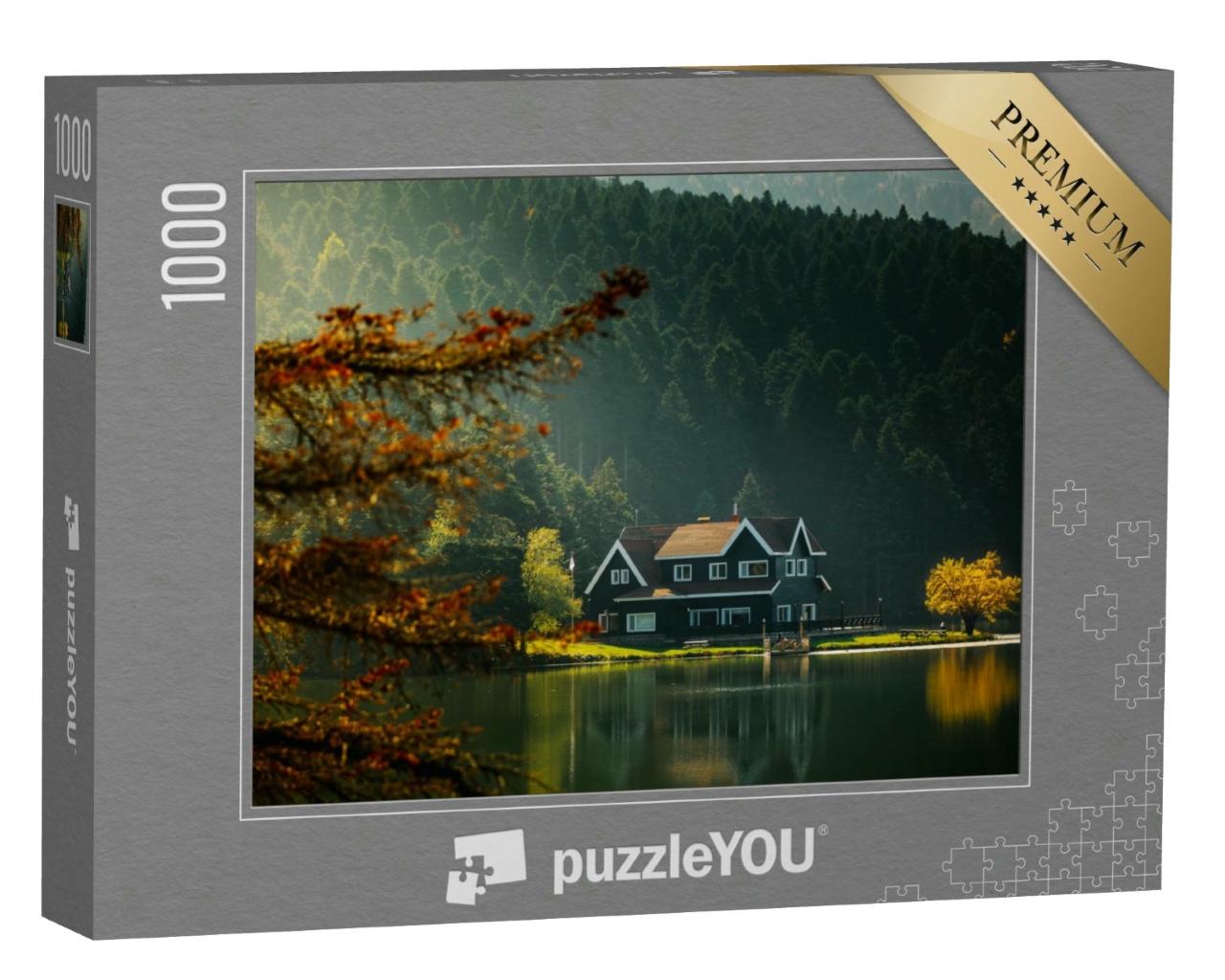 Puzzle 1000 Teile „Herbst im Bolu Golcuk National Park, Türkei“