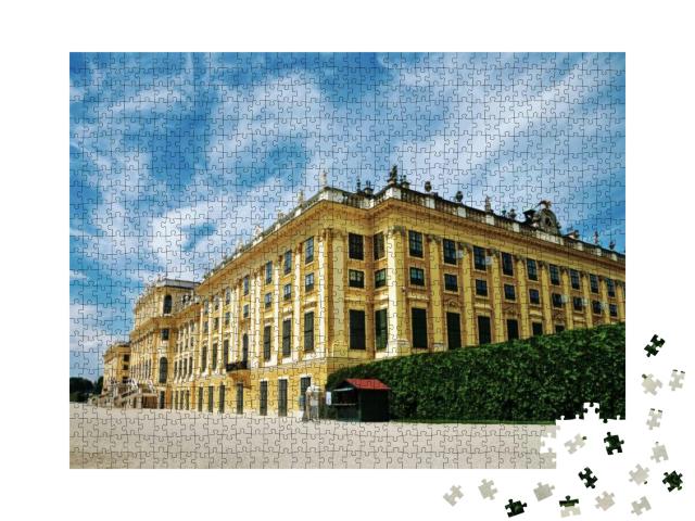 Puzzle 1000 Teile „Schloss Schönbrunn, Wahrzeichen von Wien“
