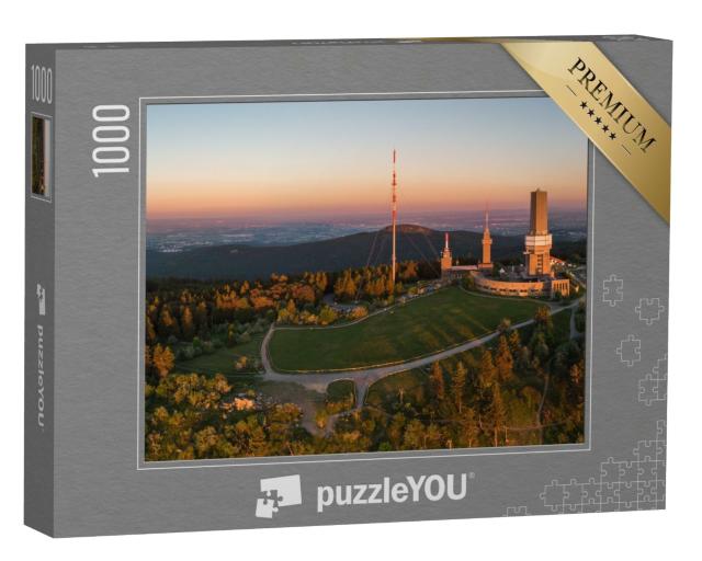 Puzzle 1000 Teile „Großer Feldberg, höchste Erhebung des Taunusgebirges in Deutschland“