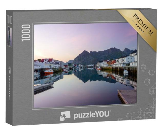 Puzzle 1000 Teile „Das Fischerdorf Henningsvaer, Norwegen“