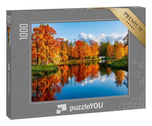 Puzzle 1000 Teile „Alexanderpark im Herbst, St. Petersburg, Russland“