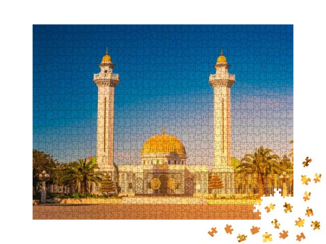 Puzzle 1000 Teile „Mausoleum von Habib Bourgiba, dem ersten Präsidenten der Republik Tunesien“