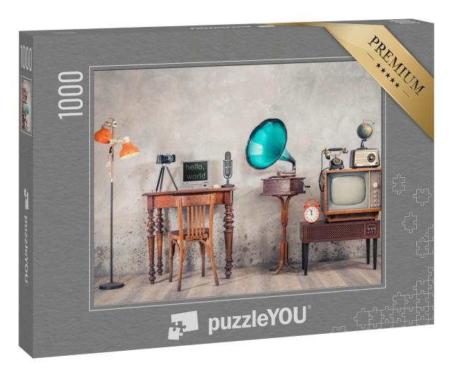 Puzzle 1000 Teile „Technik, Musik und Medien“