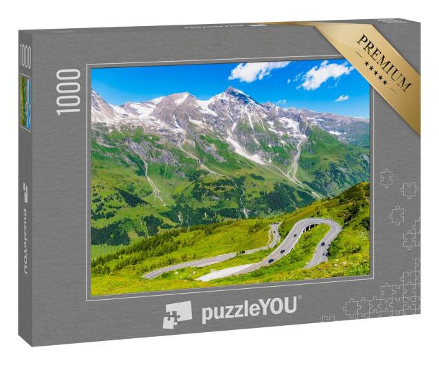 Puzzle 1000 Teile „Großglockner-Hochalpenstraße in den österreichischen Alpen“
