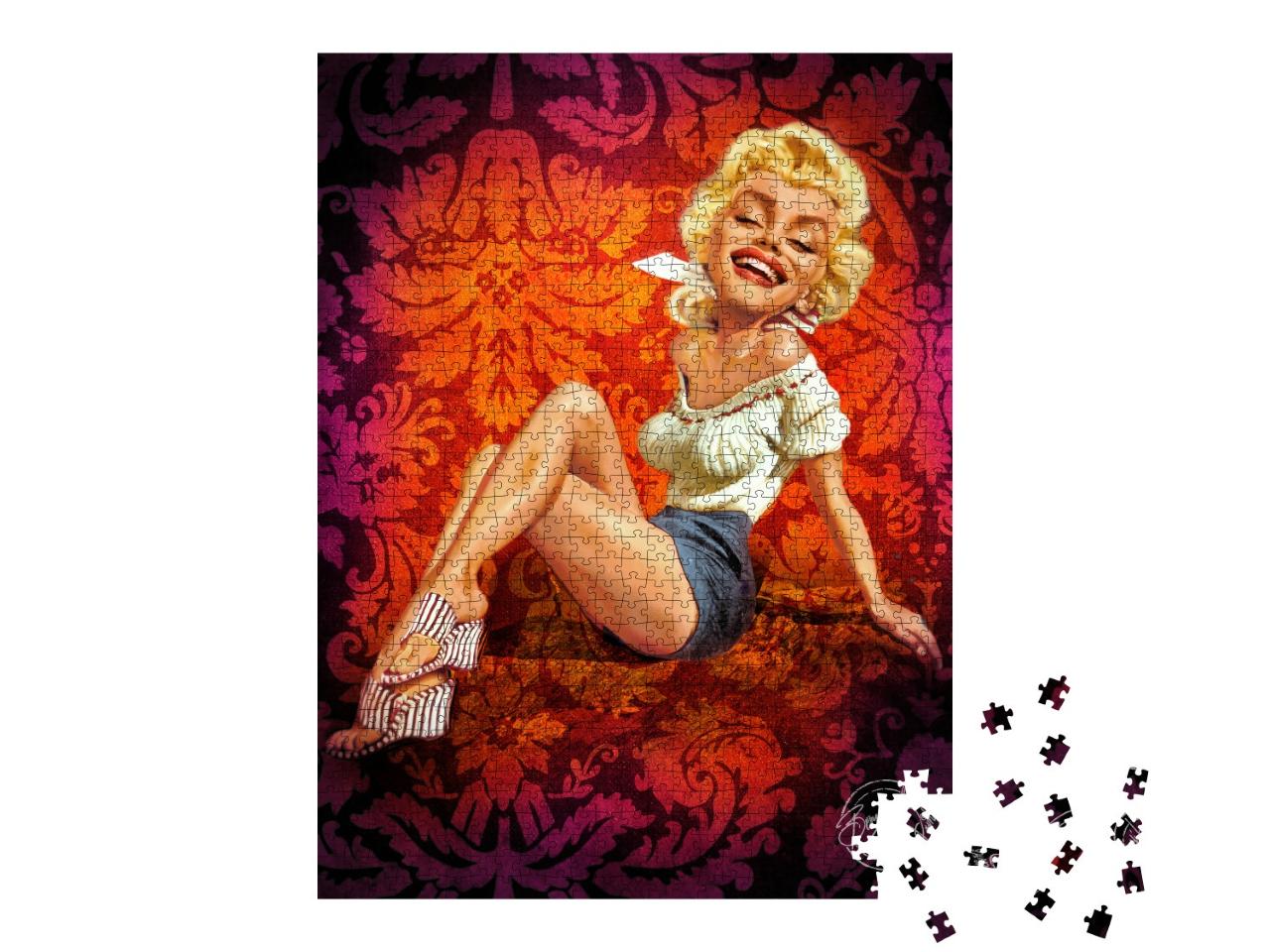 Puzzle 1000 Teile „Marylin Monroe“