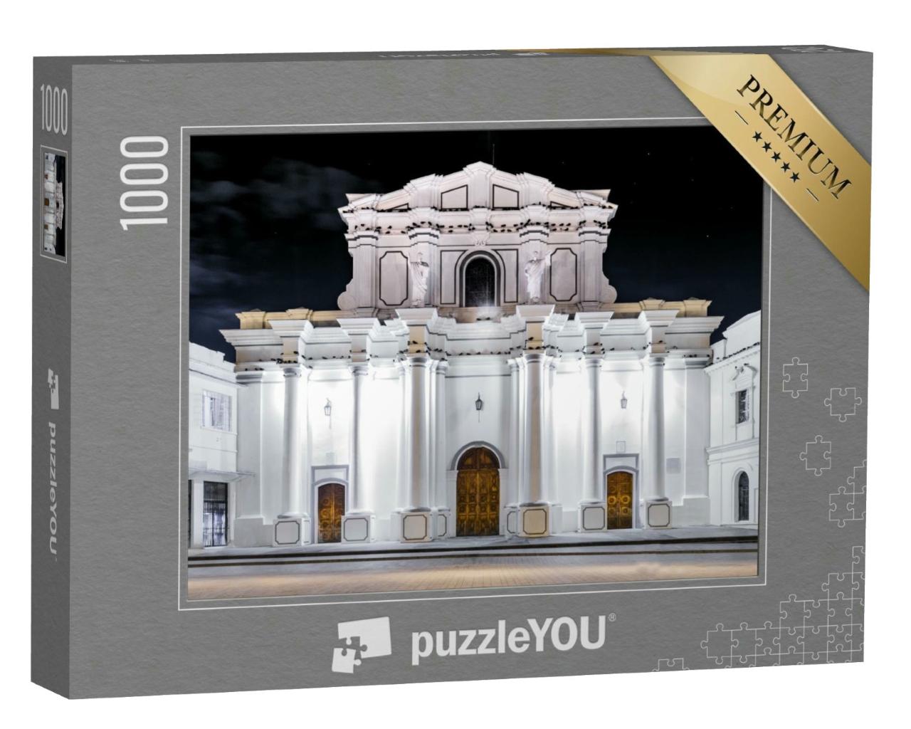 Puzzle 1000 Teile „Kathedrale Nuestra Señora de La Asunción, Popayan, Kolumbien“