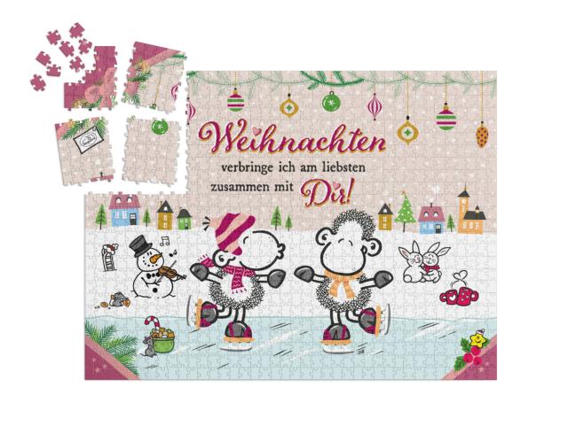 Puzzle-Adventskalender „sheepworld – Mit Dir 2“