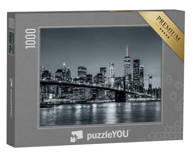 Puzzle 1000 Teile „New York City: Manhattans Skyline“