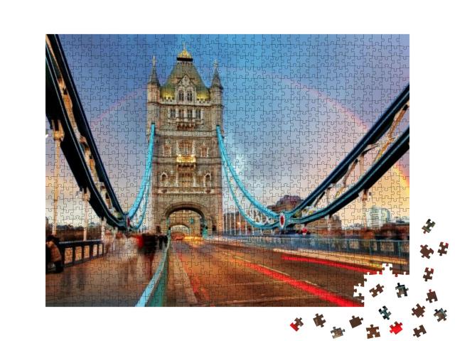 Puzzle 1000 Teile „Tower Bridge: Wahrzeichen von London“