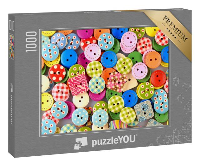 Puzzle 1000 Teile „Eine Auswahl von Knöpfen“