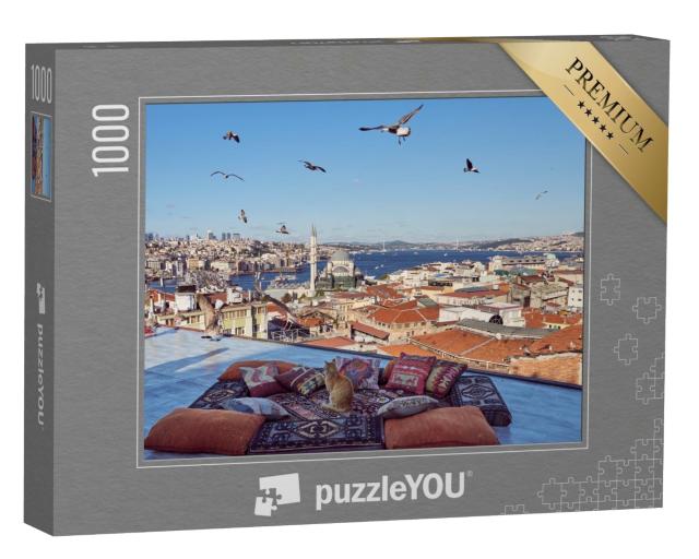 Puzzle 1000 Teile „Impression über Istanbul, Türkei“