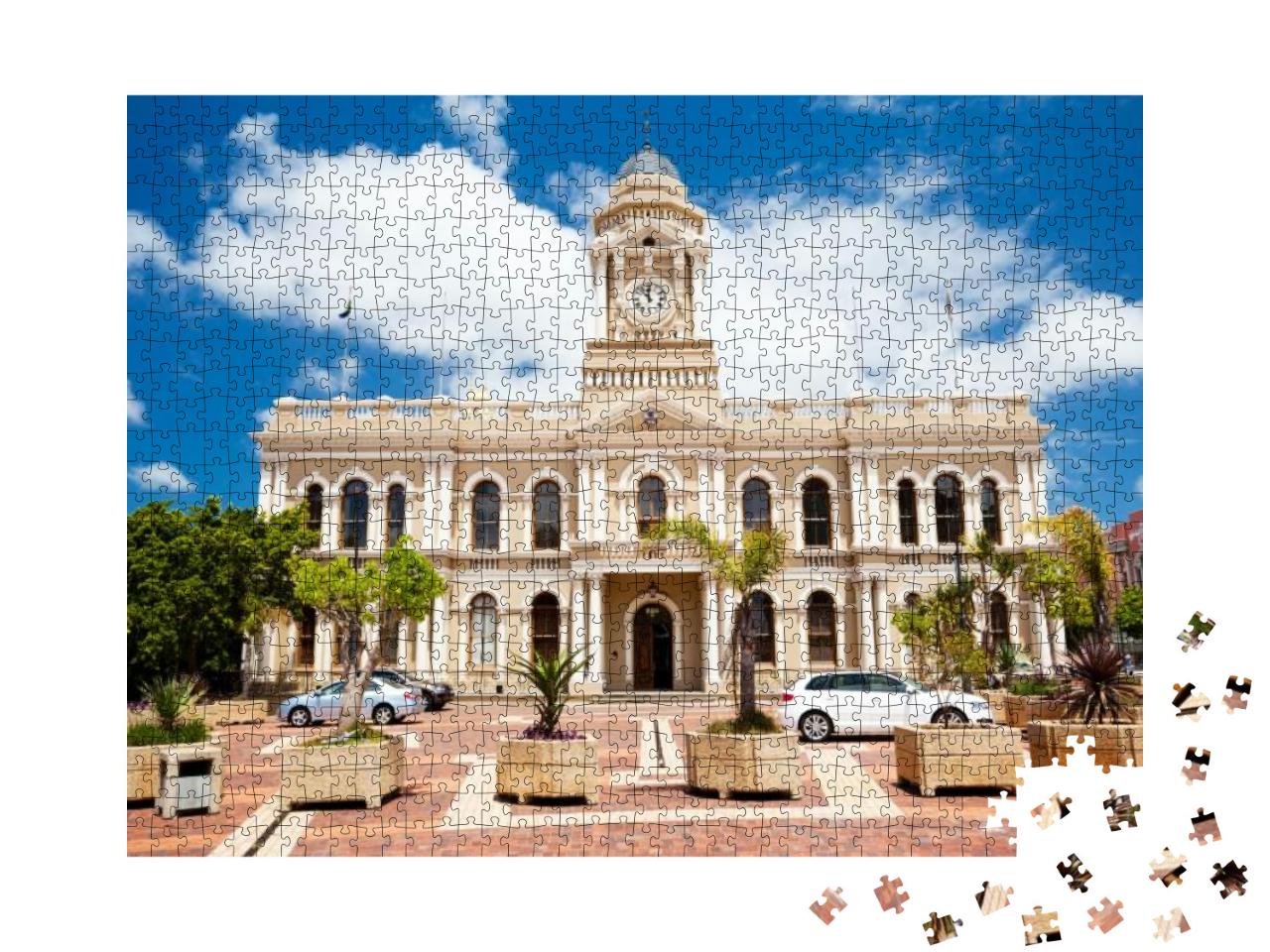 Puzzle 1000 Teile „Rathaus von Port Elizabeth, Südafrika“