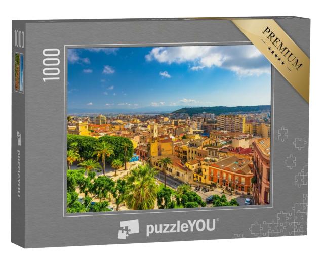 Puzzle 1000 Teile „Altstadt von Cagliari, Sardinien, Italien“