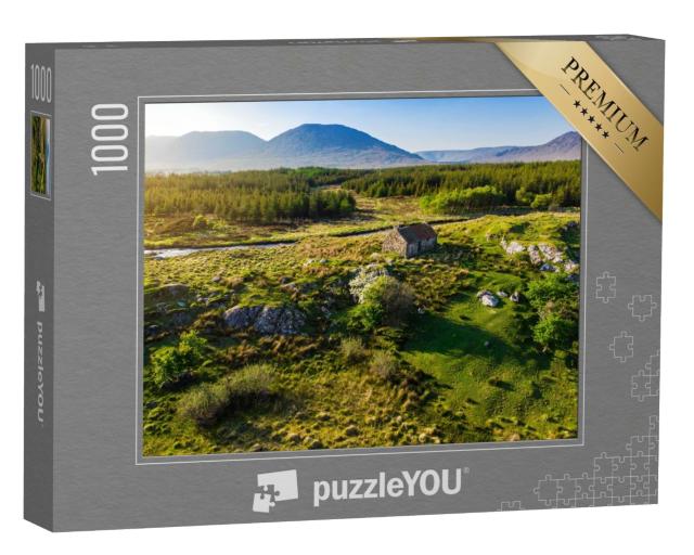 Puzzle 1000 Teile „Steincottage in Connemara, Irland“