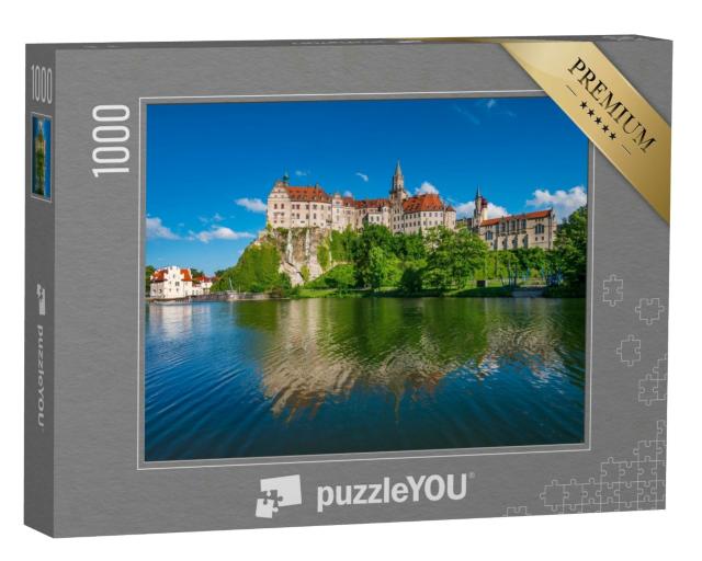 Puzzle 1000 Teile „Schloss Sigmaringen, Naturpark Obere Donau, Schwäbische Alb“