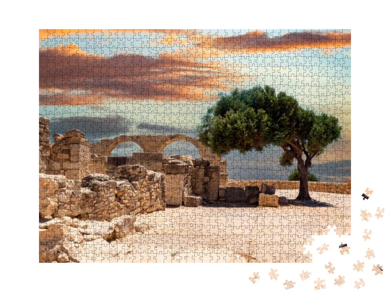 Puzzle 1000 Teile „Ruinen einer antiken Stadt auf Zypern“