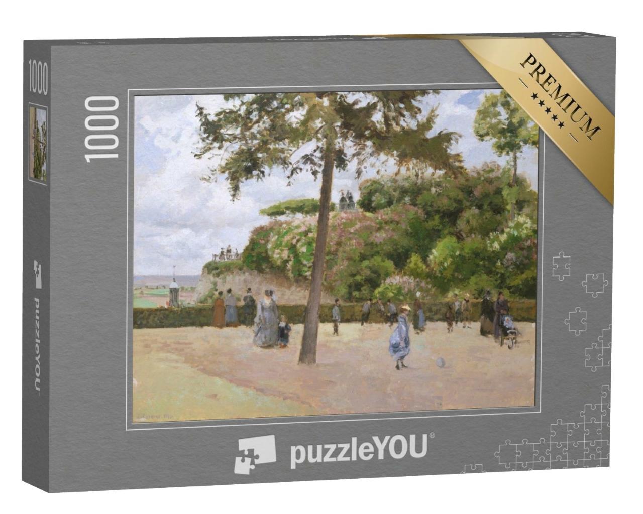 Puzzle 1000 Teile „Camille Pissarro - Der öffentliche Garten von Pontoise“