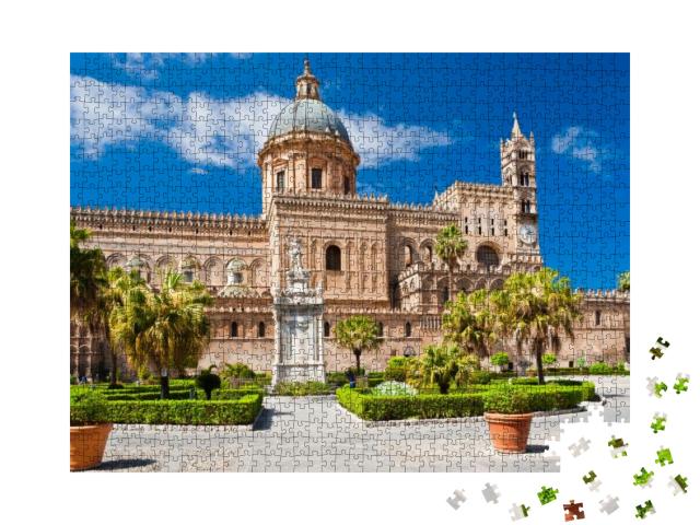 Puzzle 1000 Teile „Die Kathedrale von Palermo, erbaut 1185“