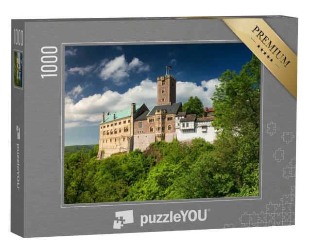 Puzzle 1000 Teile „Blick auf die berühmte Wartburg in Thüringen, Deutschland“