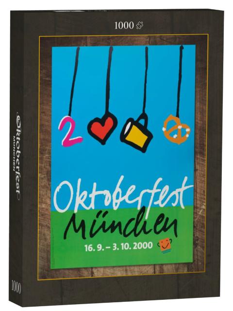 Puzzle 1000 Teile „Oktoberfest München 2000 Wiesnplakat“