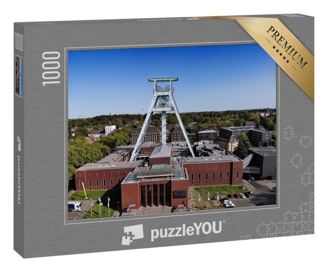Puzzle 1000 Teile „Stadt Bochum: Industriekultur mit ehemaliger Zeche, Deutschland“