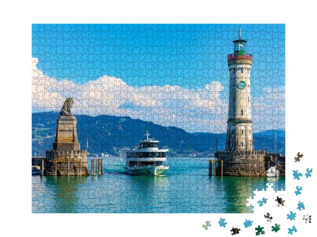 Puzzle 1000 Teile „Lindau am Bodensee in Bayern“