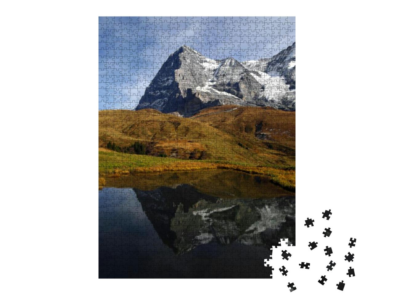 Puzzle 1000 Teile „Eiger, Mönch und Jungfrau: das Dreigestirn der Berner Alpen“