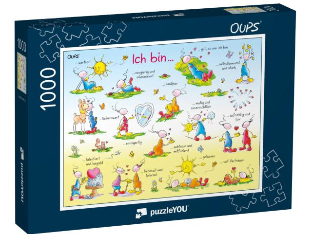 Puzzle 1000 Teile „Oups – Ich bin“