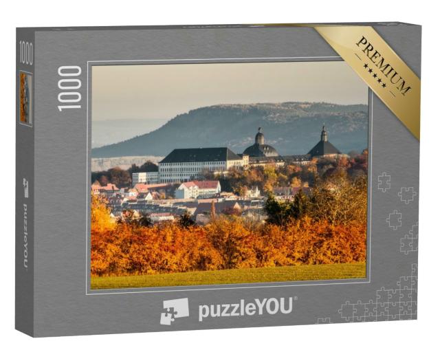 Puzzle 1000 Teile „Residenzstadt Gotha mit dem Schloss Friedenstein“