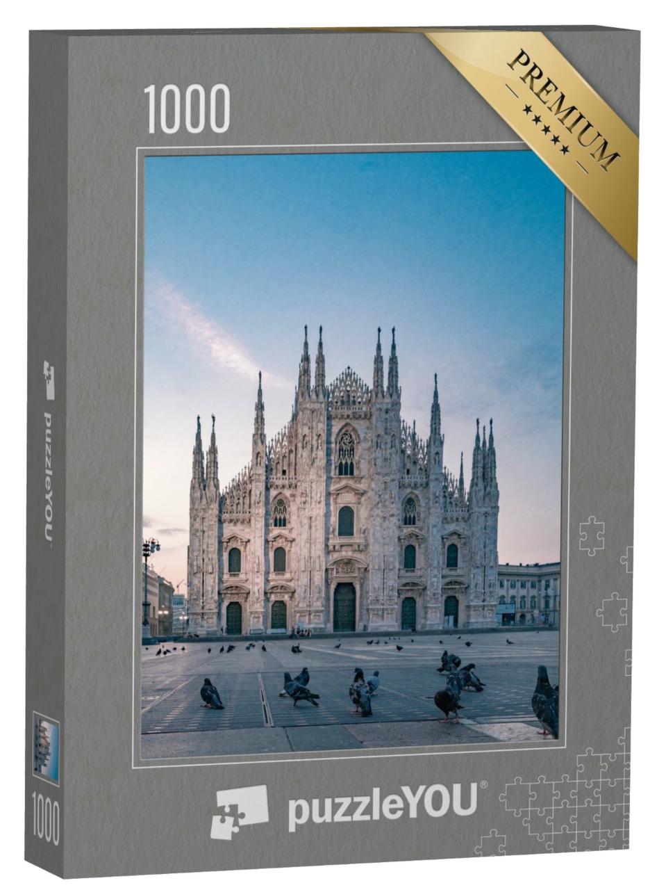 Puzzle 1000 Teile „Mailänder Dom, größte Kirche Italiens“