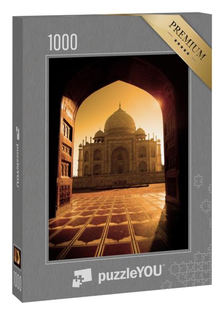 Puzzle 1000 Teile „Taj Mahal im Sonnenlicht “