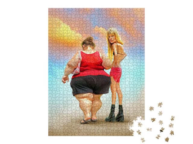 Puzzle 1000 Teile „Size Doesn’t Matter“