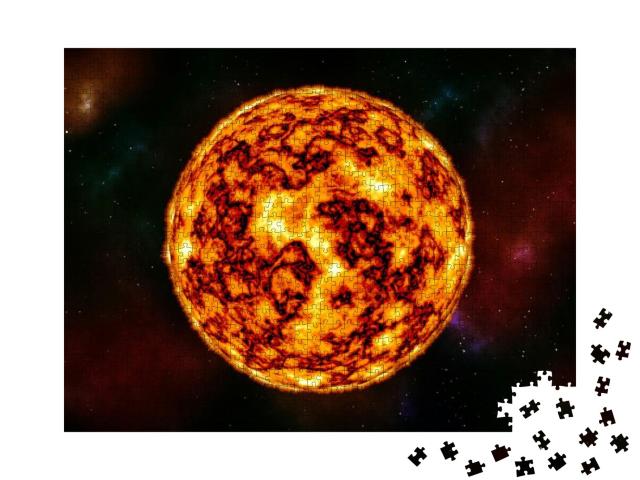 Puzzle 1000 Teile „Sonne im Weltraum “