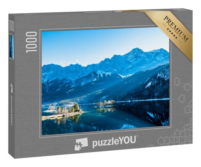 Puzzle 1000 Teile „Klarer Eibsee am Fuße der Zugspitze“