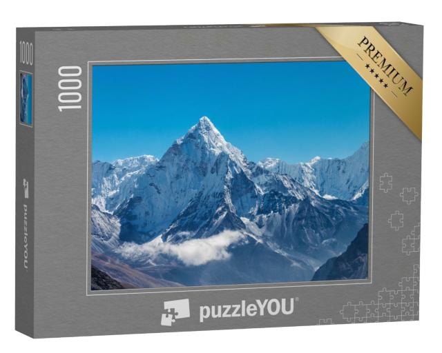 Puzzle 1000 Teile „Verschneite Berge des Himalayas“