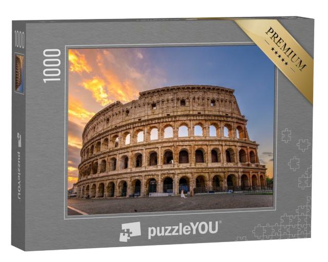 Puzzle 1000 Teile „Kolosseum bei Sonnenaufgang, Rom, Italien“