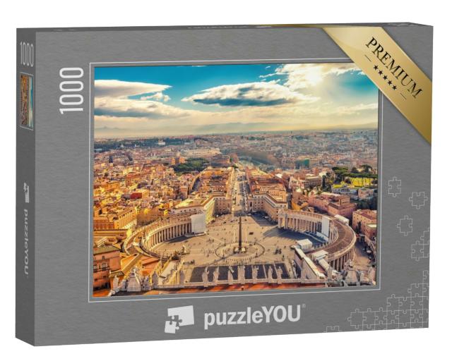 Puzzle 1000 Teile „Petersplatz im Vatikan, Rom“