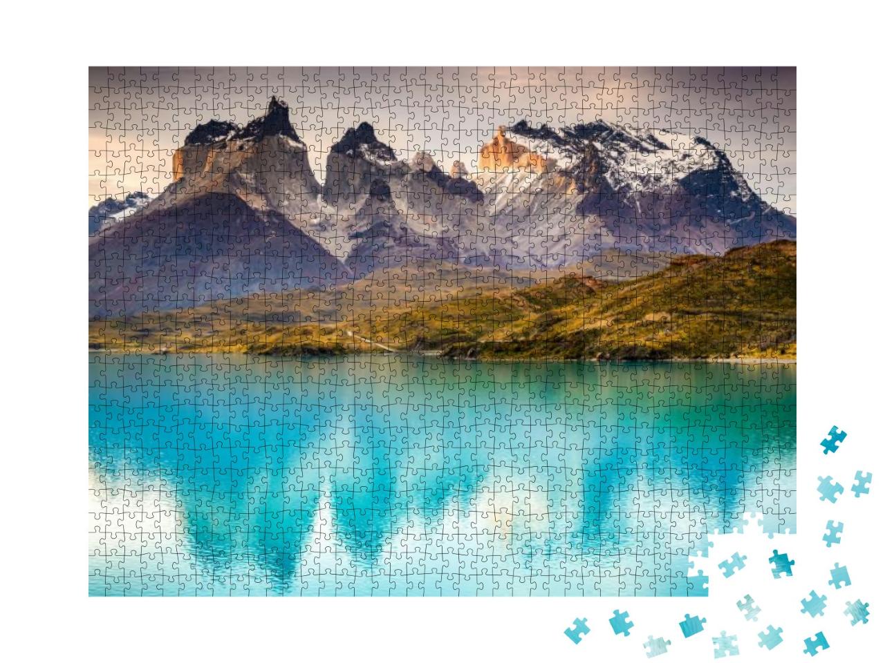 Puzzle 1000 Teile „Torres del Paine, Patagonien, Chile“