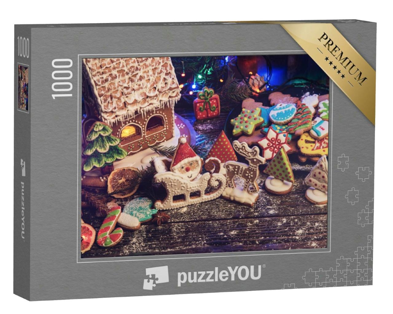 Puzzle 1000 Teile „Lebkuchen und Weihnachtsplätzchen“